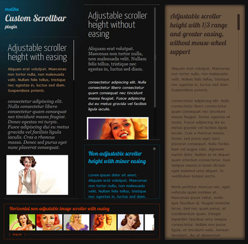 malihu custom scrollbar plugin